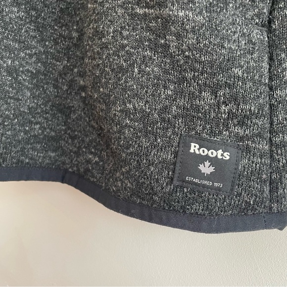 Roots Charcoal Quarter Zip Sweater - Picture 5 of 9